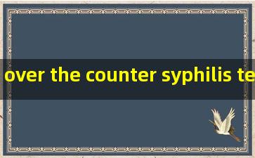 over the counter syphilis test manufacturer